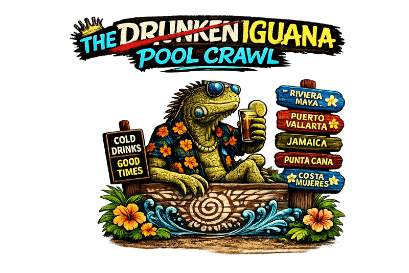 The Drunken Iguana mascot